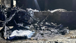 Момент крушения вертолета Ка-226 в Дагестане попал на видео