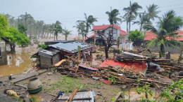 На Филиппины обрушился второй за неделю разрушительный тайфун