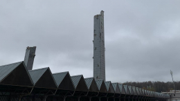 В Красногорске обрушилась часть демонтируемого горнолыжного комплекса «Снежком»