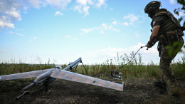 Как БПЛА помогли уничтожить орудие ВСУ. Лучшее видео из зоны СВО