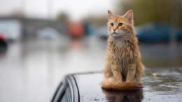 В Петербурге директор клиники стрелял по кошкам, сидящим на капоте его машины