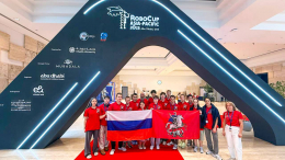 Российские школьники заняли первое место на чемпионате Robo Cup в Абу-Даби