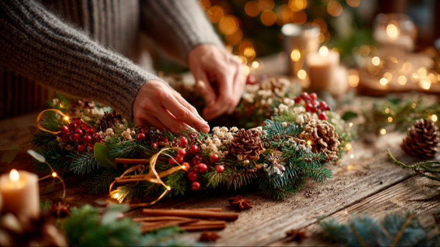Наполнит дом ароматом хвои: как и из чего сделать новогодний венок своими руками