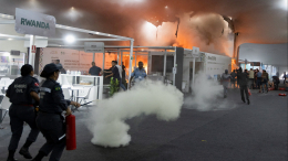 На климатическом саммите ООН в Бразилии произошел пожар