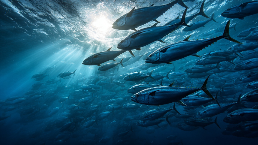 Как добывают тунец для супермаркета