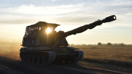 Гаубица «Мста-С» уничтожила опорный пункт боевиков ВСУ. Лучшее видео из зоны СВО