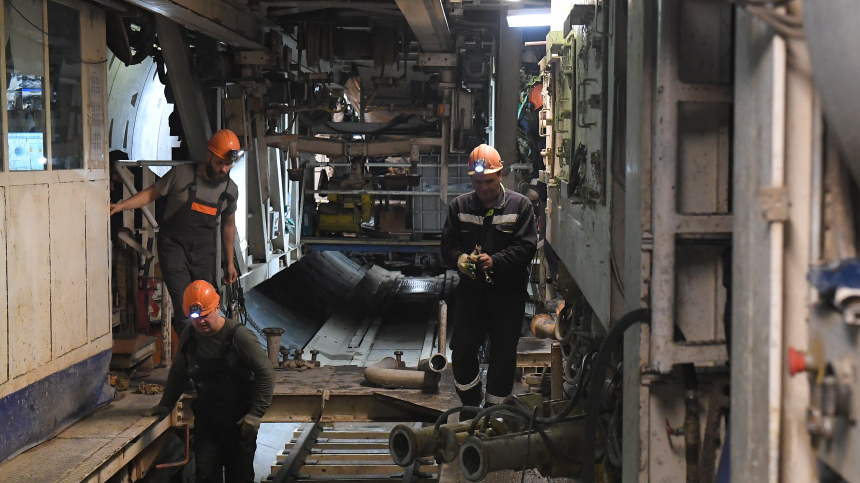 Идет строительство Бирюлевской линии метро