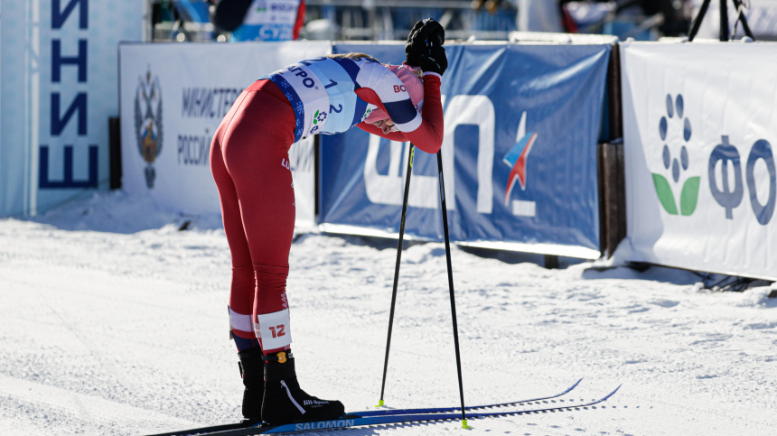 Сорина финишировала Кубок России с окровавленным лицом