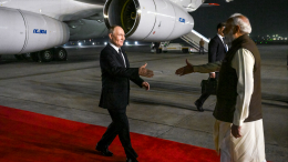 Путин прилетел в Индию с двухдневным визитом