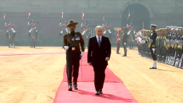 Путин приехал в президентский дворец в Дели