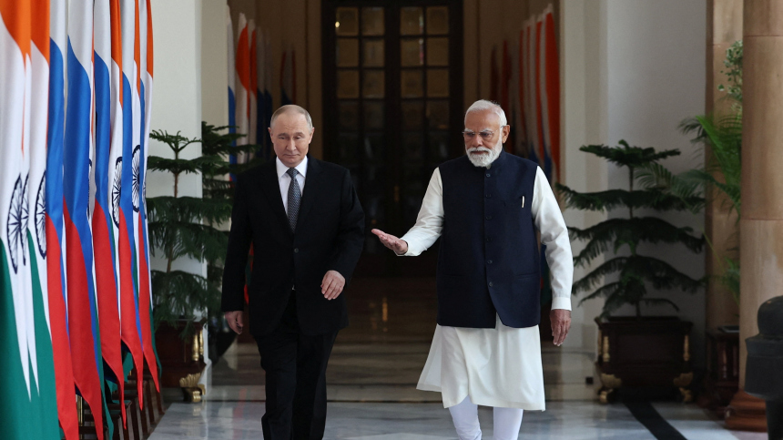 О чем говорили Путин и Моди