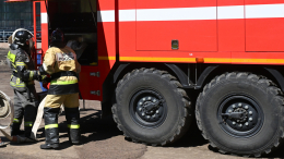 Торговый центр «Баянгол» загорелся в Улан-Удэ