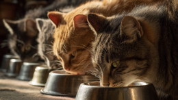 Китаянка с социофобией собирает еду с банкетов и кормит более 120 бездомных кошек