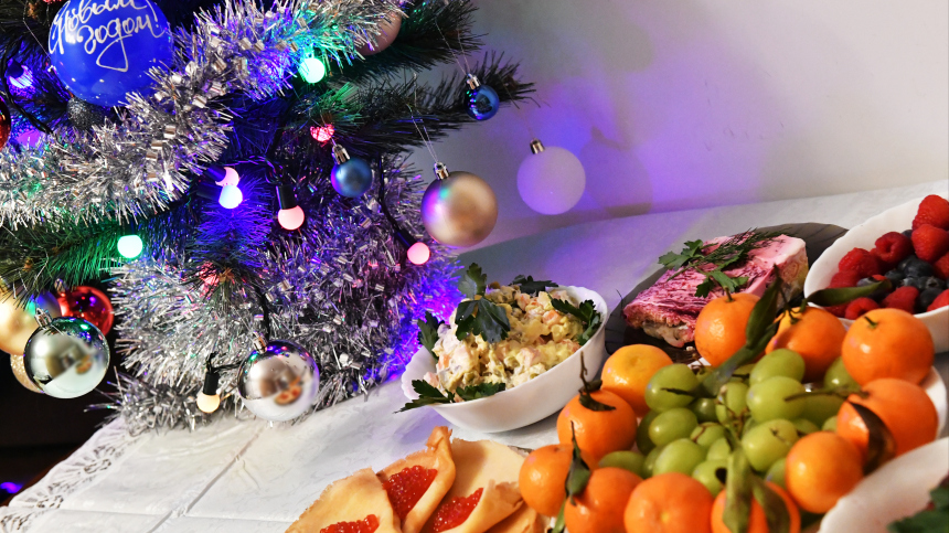 Сколько будут стоить продукты для новогоднего стола