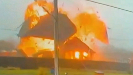 В Белгородской области взрыв газа полностью разрушил частный дом