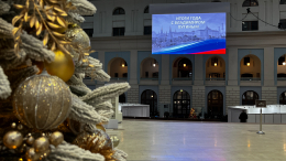 Таблички и костюмы: как журналисты привлекают внимание на прямой линии