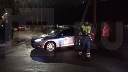 Криминалисты работают на месте взрыва в Химках, где погиб ребенок