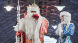 На юге столицы Дед Мороз со Снегурочкой поздравили детей участников СВО