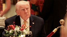 Трамп в канун Рождества выступил с синяками на обоих запястьях