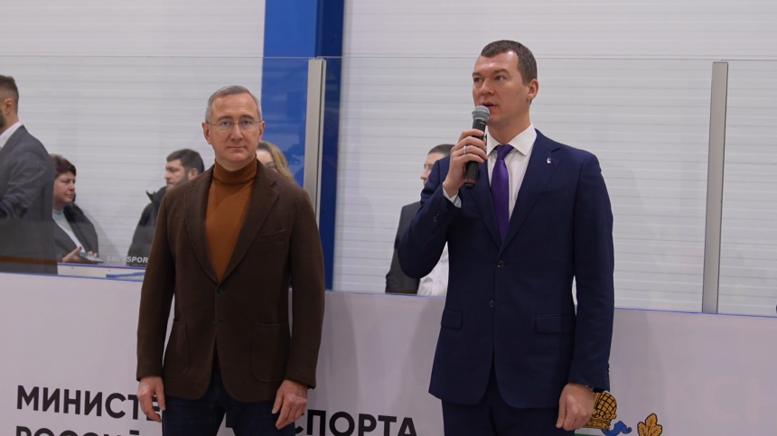 Дегтярев открыл новую ледовую арену в Обнинске