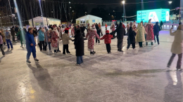 Деды Морозы на льду: парад новогодних волшебников со звездами «Елки-12» в Москве