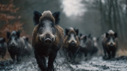 Нежданные гости: кабаны парализовали работу аэропорта в Испании на два часа