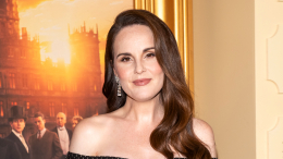 Звезда «Аббатства Даунтон» Мишель Докери впервые стала мамой в 44 года