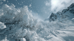 В горах Грузии на туристов сошла лавина