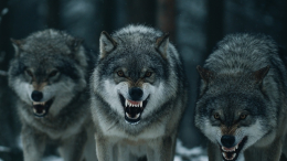 Разгуливают стаями: в Ленобласти фиксируют нашествие волков