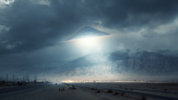 Неизвестный треугольный летательный аппарат заметили над «Зоной 51»