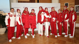 «Только за золотом»: единую олимпийскую форму представили в России