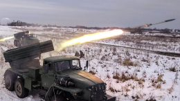 Залп «Града» накрыл опорник боевиков ВСУ. Лучшее видео из зоны СВО