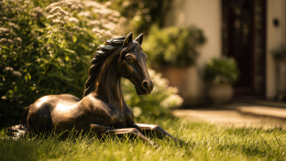 Женщина убила подругу статуэткой лошади, два часа резала ее тело и закопала в саду