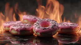 Сжечь калории и сэкономить на дровах: польский блогер отапливал дом пончиками