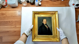 Реставрация уникального портрета дипломата де Николаи выявила еще один ценный экспонат