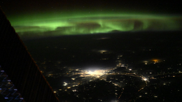 «Роскосмос» опубликовал фото ночного Санкт-Петербурга с борта МКС