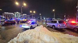 «Подошел неизвестный»: в МВД назвали виновного во взрыве автомобиля ДПС в Москве