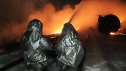 Возгорание на НПЗ в Краснодарском крае произошло из-за падения обломков БПЛА