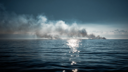 Танкер под российским флагом загорелся в Средиземном море