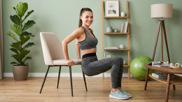 Эффективный фитнес дома: простые упражнения на кресле и диване подтянут тело
