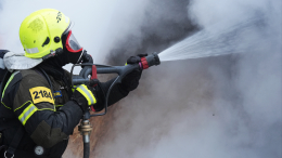 Кровля пансионата загорелась в результате атаки украинского дрона на Кубани