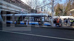 При столкновении трамваев в Москве пострадали 17 человек