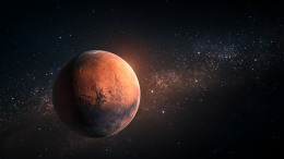 Загадка Красной планеты: откуда на Марсе взялась гигантская пирамида