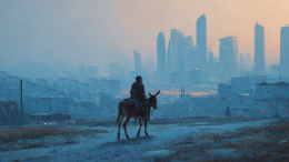 Ушастый подельник: мужчина ограбил ювелирный магазин и скрылся верхом на осле