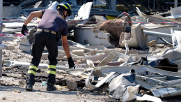 В пригороде Рима в результате взрыва обрушилась вилла