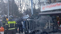 В Калининградской области автомобиль врезался в толпу пешеходов