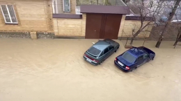 Опубликованы кадры движения циклона, вызвавшего мощное наводнение на Кавказе