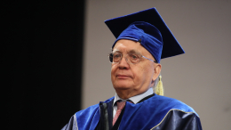 Ольга Любимова поздравила Виктора Садовничего с 87-летием