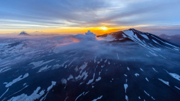 Неспокойная ситуация: на камчатском вулкане Шивелуч произошел новый выброс пепла