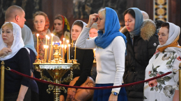 Православные верующие отмечают Благовещение Пресвятой Богородицы